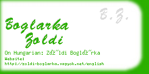 boglarka zoldi business card